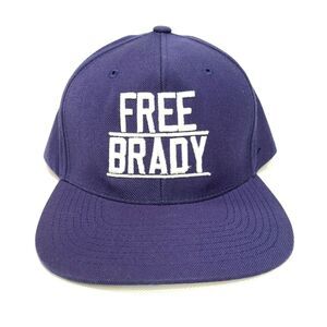 Free Brady Blue Snapback Hat Tom Brady Football Cap Zephyr NFL Patriots